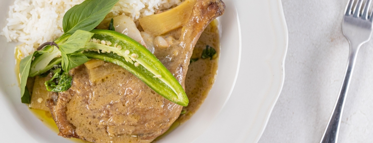 Green Duck Curry