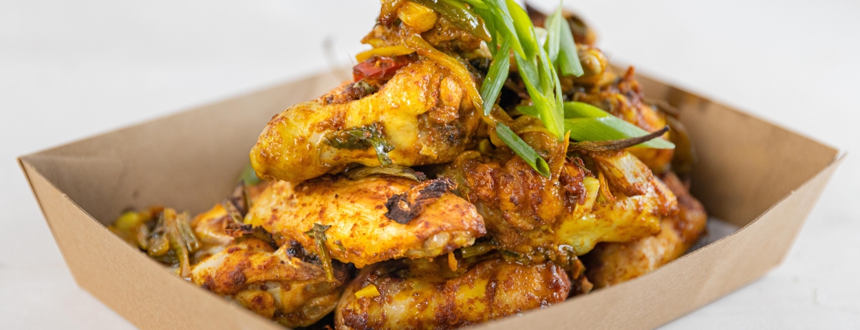 Thai Yellow Curry Chicken Wings