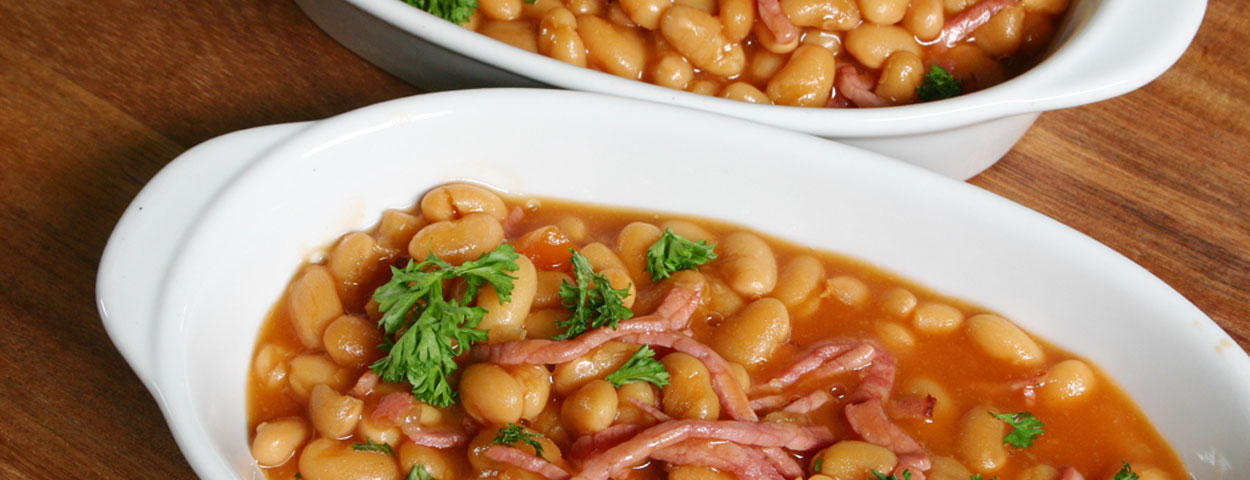 Baked Beans & Beef Bacon