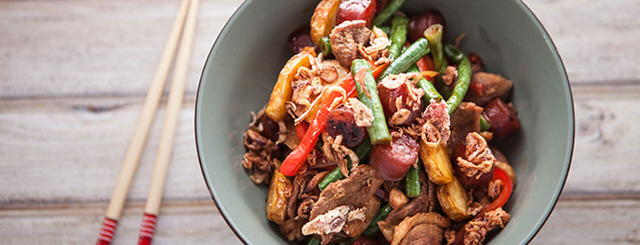 Chinese Duck & Potato Stir-Fry