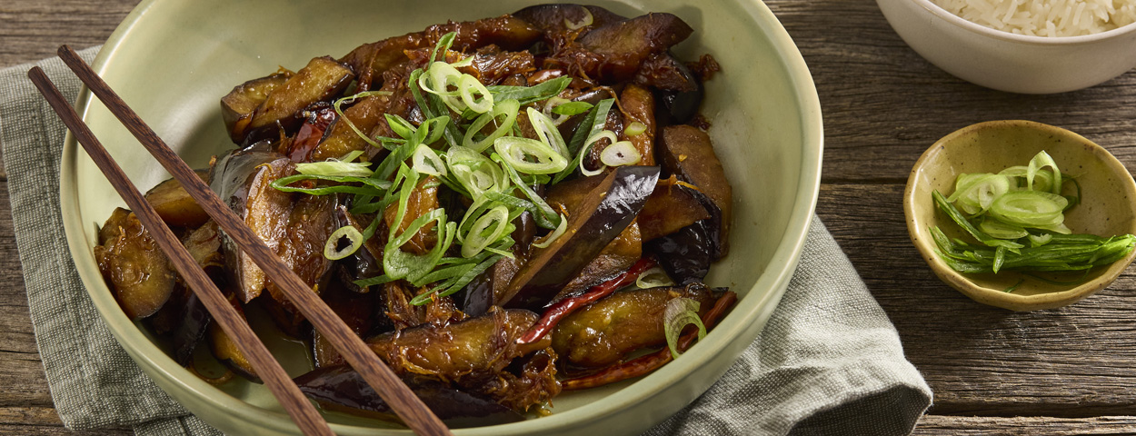 Fish Fragrant Fried Eggplant