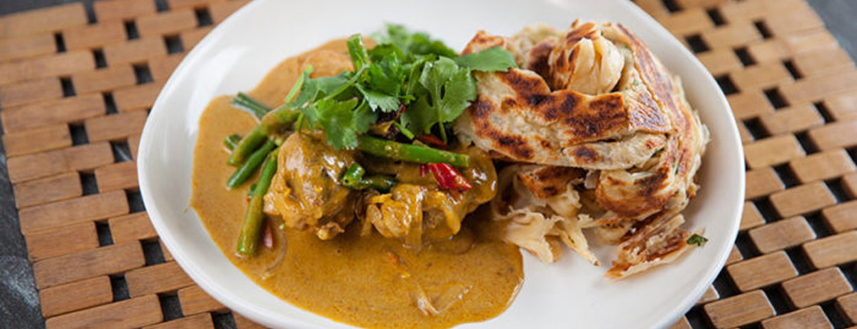 Malaysian Chicken Curry & Roti Canai