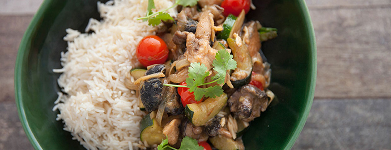 Mushroom Green Curry