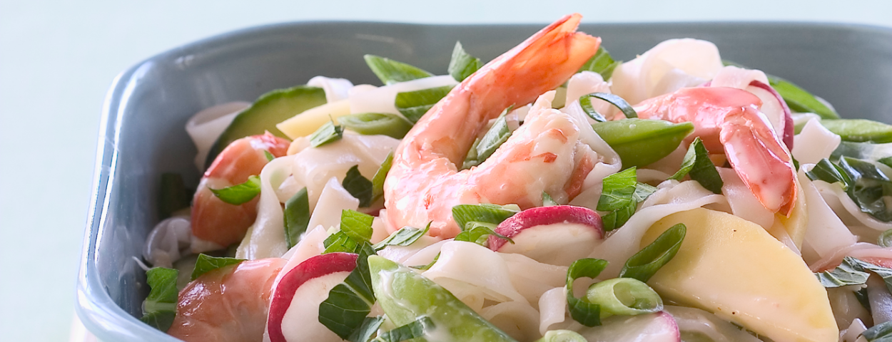 Prawn and Noodle Salad with Coconut Dressing
