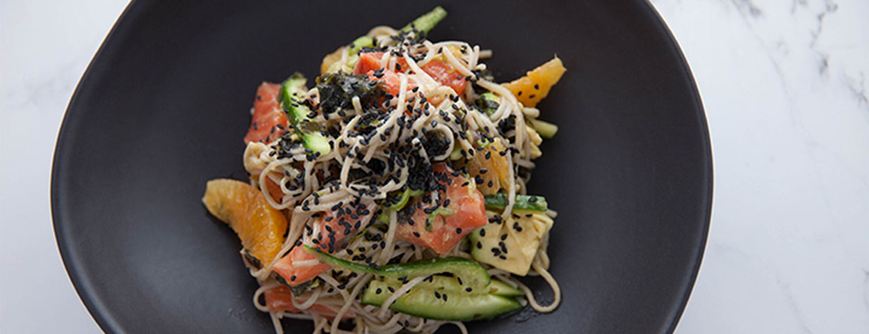 Soba Noodle Salad With Miso Dressing