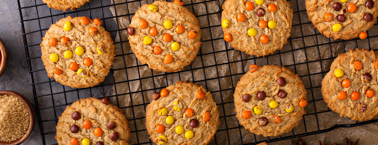 Spooky Coconut Cornflake Cookies