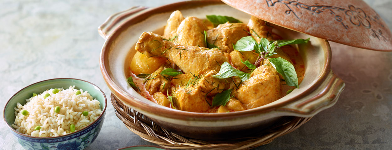 Thai Red Curry Chicken Slow Cooked