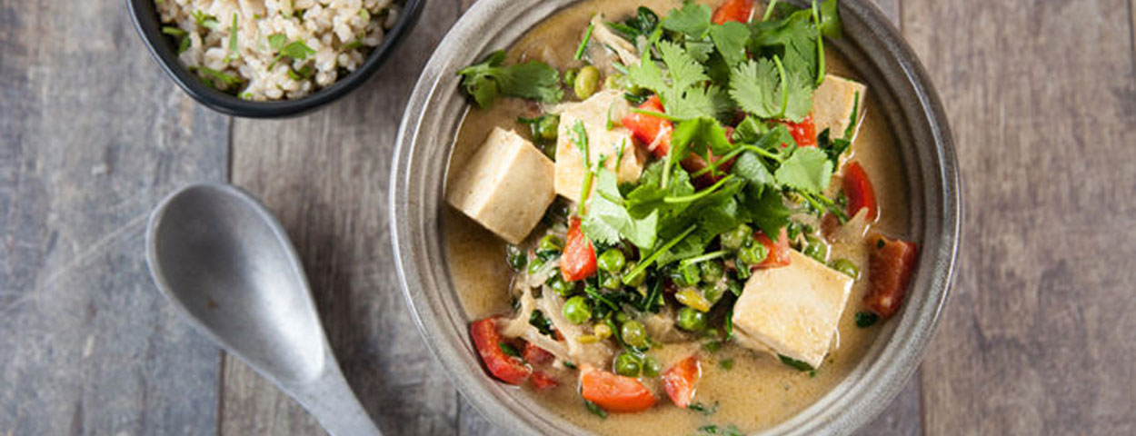 Tofu, Pea & Capsicum Curry