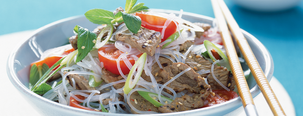 Vietnamese Vermicelli Beef Salad