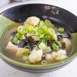 Miso and Cauliflower Soup