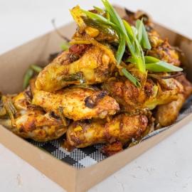 Thai Yellow Curry Chicken Wings