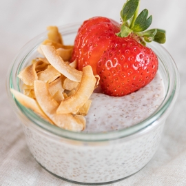 Coconut and Chia Puddings
