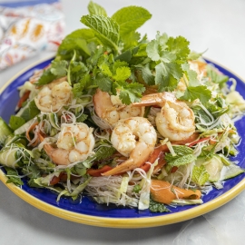 Vermicelli Noodle Salad with Prawns 