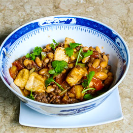 Bean Curd With Baked Beans