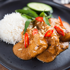 Chicken & Peanut Butter Red Curry