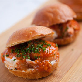 Lobster Roll With Singapore Chilli Sauce