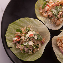 Prawn & Kaffir Lime Leaf Larb