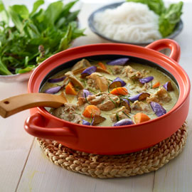 Thai Green Curry Chicken Slow Cooked