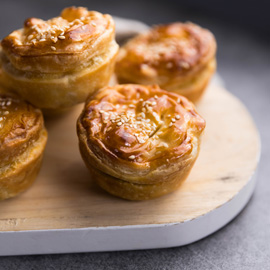 Thai Yellow Curry Chicken Mini Pies