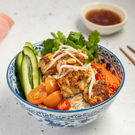 Vietnamese Chicken Rissole Salad