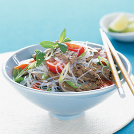 Vietnamese Vermicelli Beef Salad