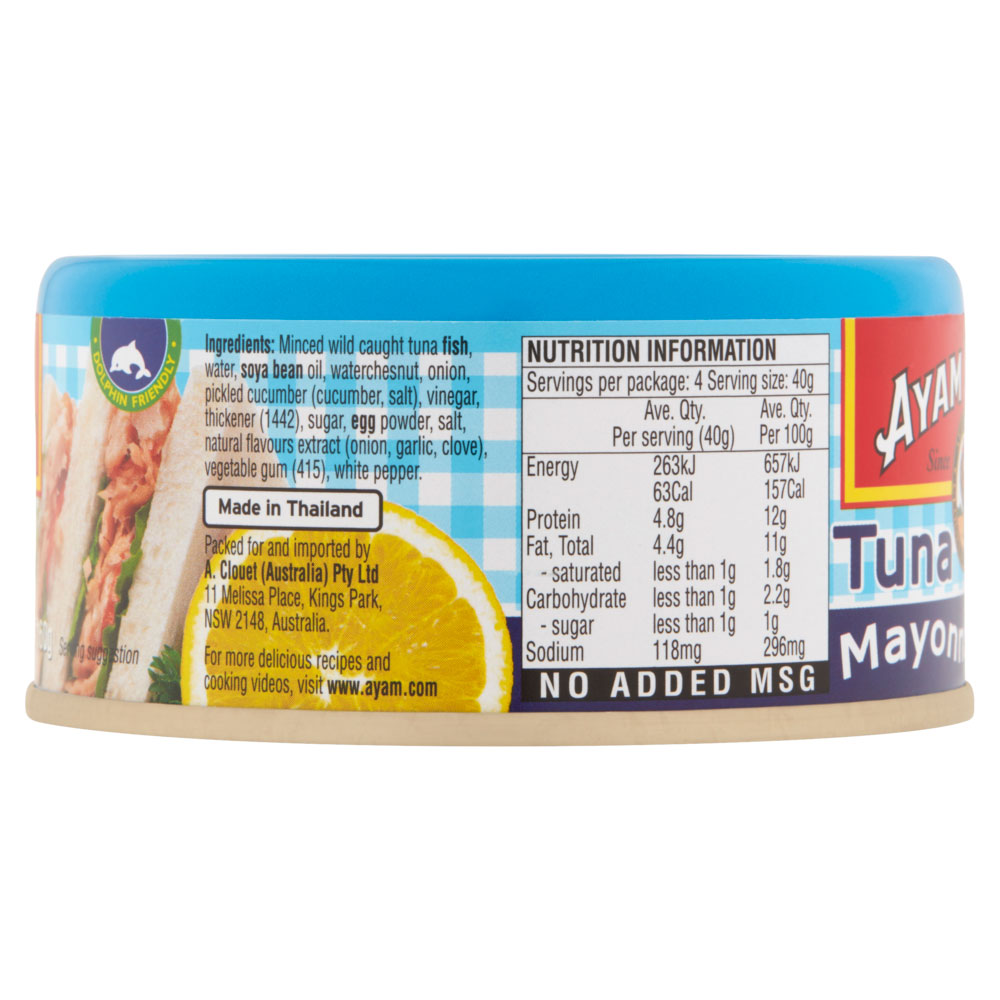 Refinement frequency scam Tuna Mayonnaise 160g