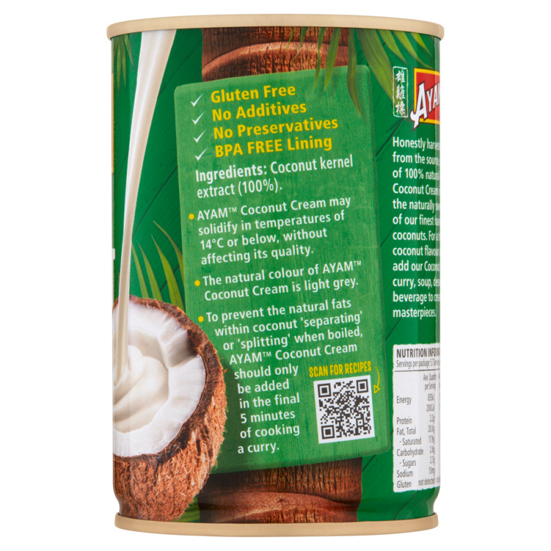 Coconut Cream 400ml x 12