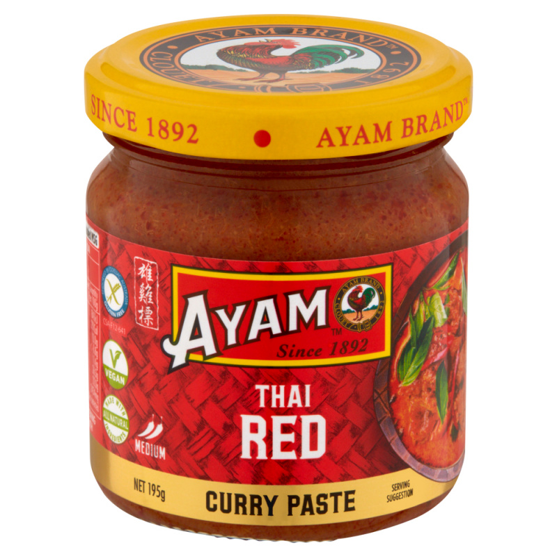 Thai Red Curry Paste 195g x 6